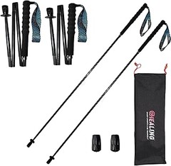 Ajuste correcto de la altura de tus bastones de trekking de carbono
