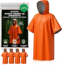 Guía para usar un poncho impermeable de emergencia correctamente