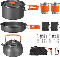 Instrucciones para usar una olla de camping de manera efectiva
