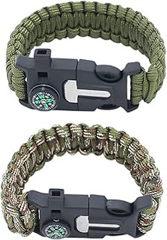 Comparativa de las mejores pulseras paracord para camping