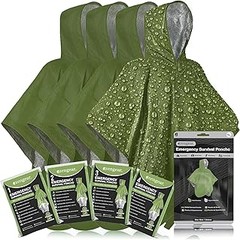 Ponchos impermeables de emergencia