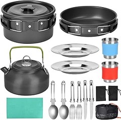 Recetas sencillas para preparar en camping usando menaje de cocina