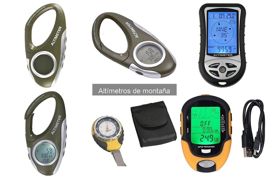 Accesorios esenciales para altímetros de montaña