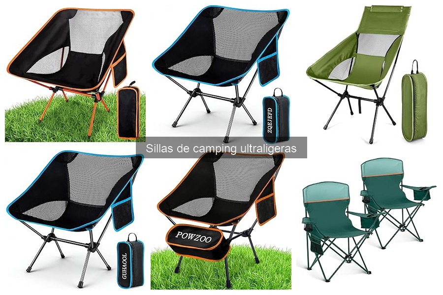 Accesorios imprescindibles para sillas de camping ultraligeras