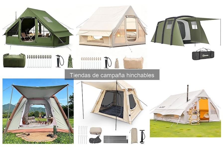 Accesorios imprescindibles para tiendas de campaña hinchables