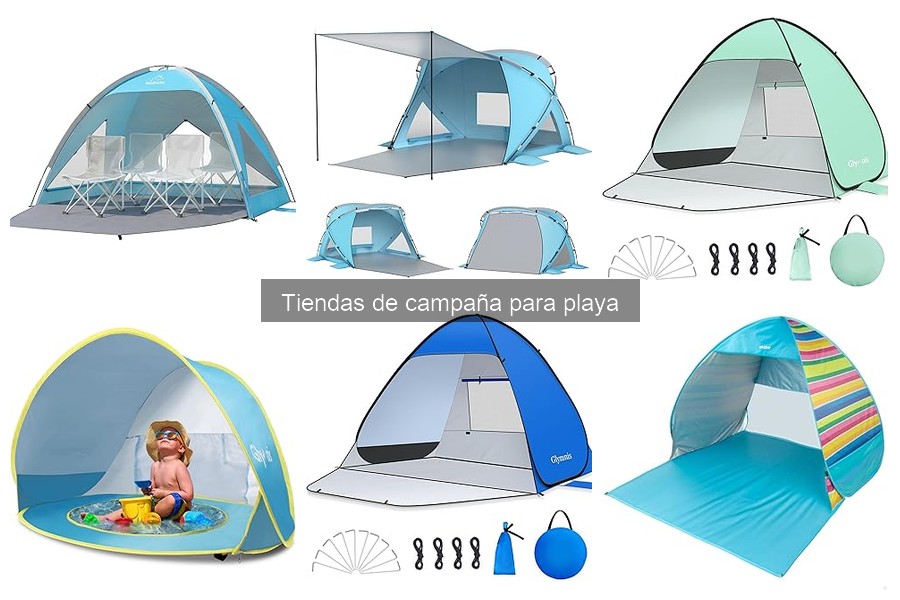 Accesorios imprescindibles para tu tienda de campaña en la playa