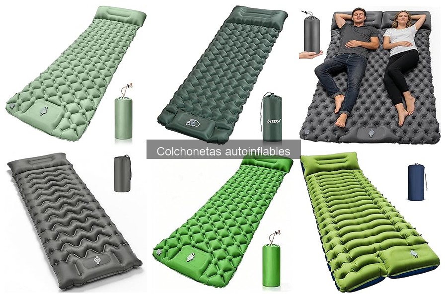 Alternativas a colchonetas autoinflables para camping