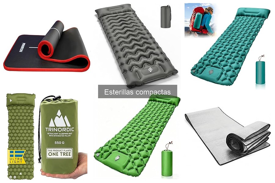Alternativas a esterillas compactas para dormir al aire libre