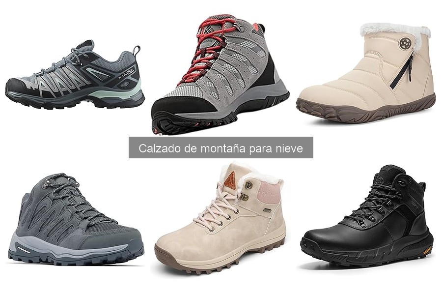Alternativas a las botas de montaña para nieve
