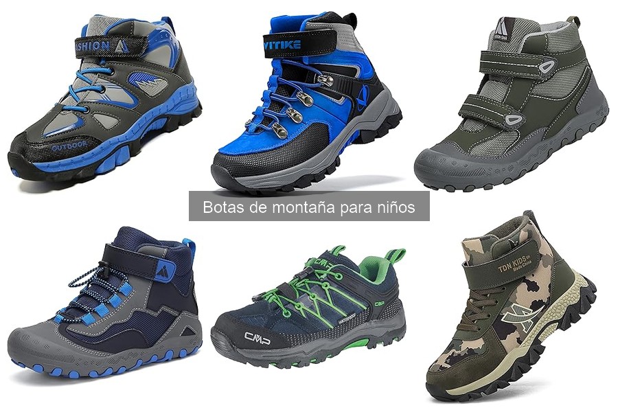 Alternativas a las botas de montaña para niños en aventuras