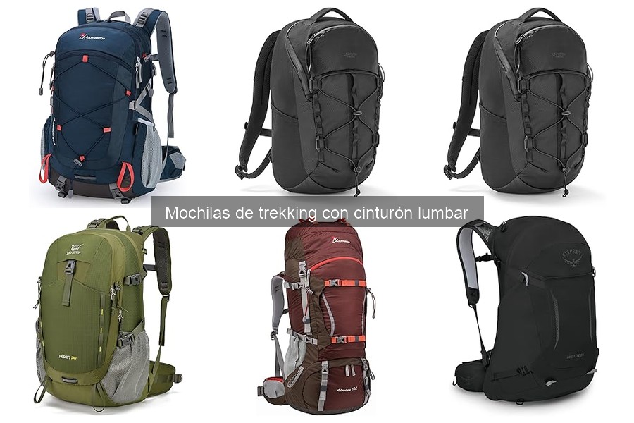 Alternativas a las mochilas de trekking con cinturón lumbar