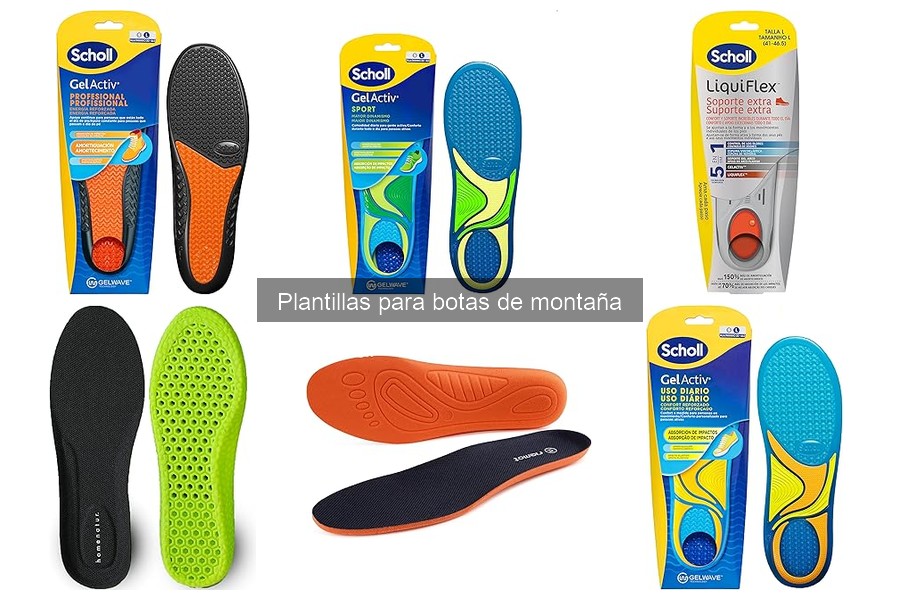 Alternativas a las plantillas para botas de montaña
