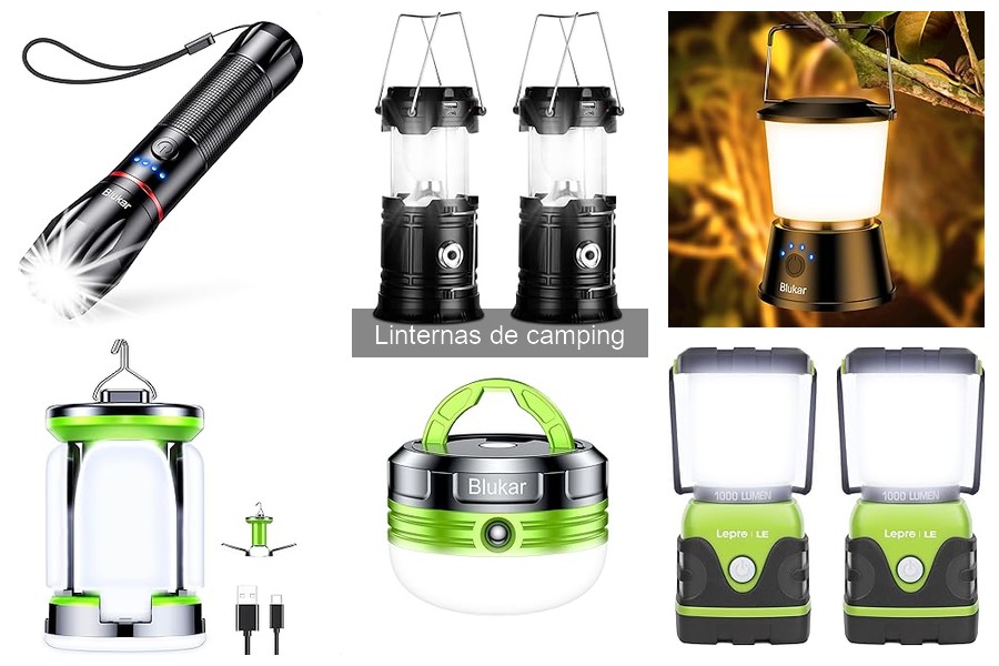 Alternativas a linternas de camping: ¿qué usar?