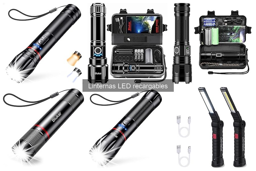 Alternativas a linternas LED recargables para aventuras