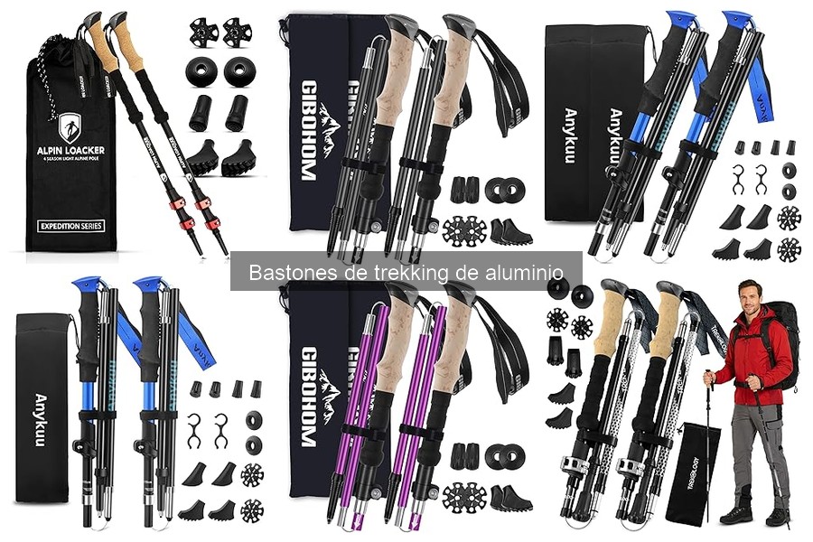 Alternativas a los bastones de trekking de aluminio