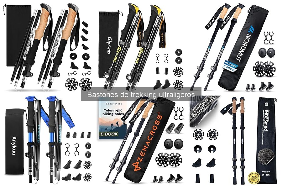 Alternativas a los bastones de trekking ultraligeros
