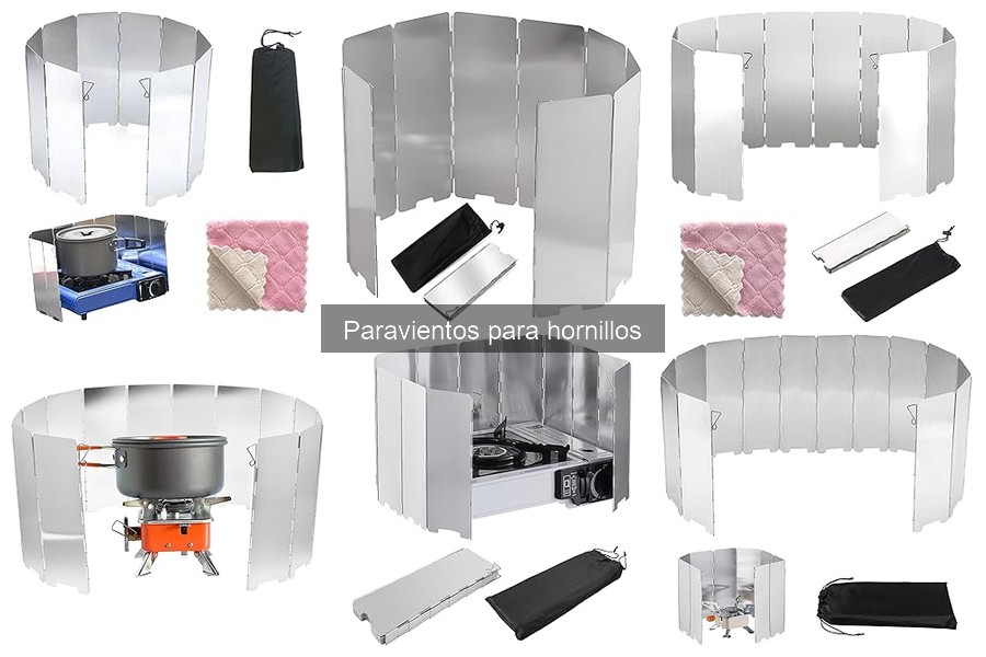 Alternativas a paravientos para hornillos en camping