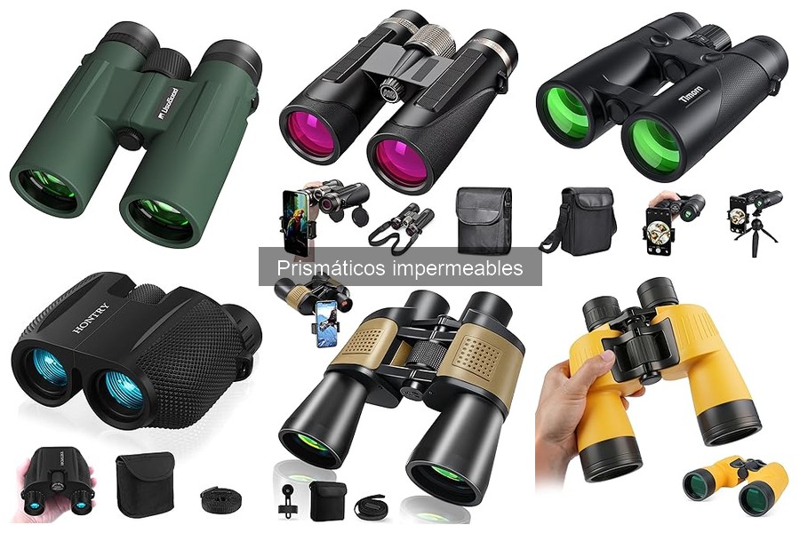 Alternativas a prismáticos impermeables para actividades al aire libre