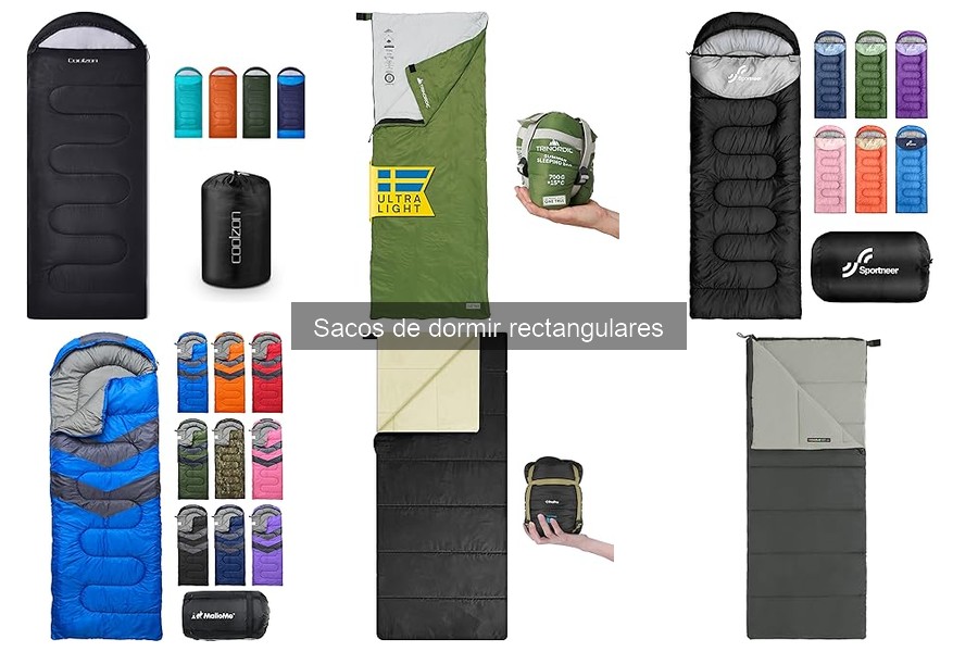 Alternativas a sacos de dormir rectangulares para camping