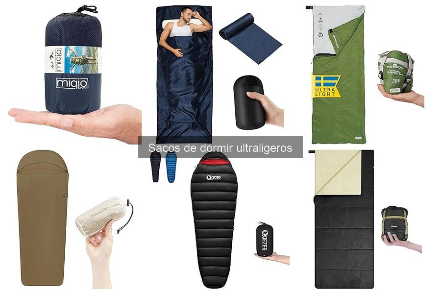 Alternativas a sacos de dormir ultraligeros para acampar