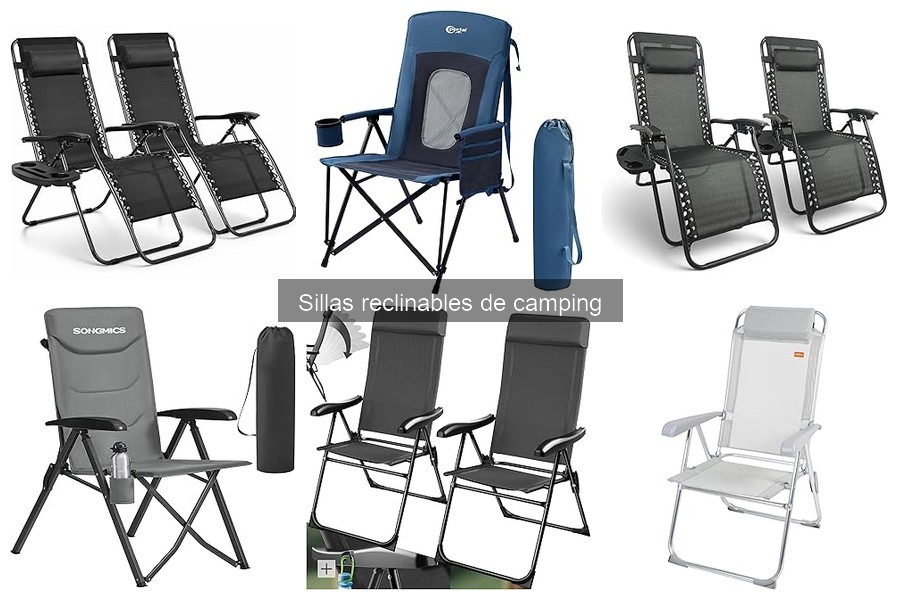Alternativas a sillas reclinables de camping para viaje