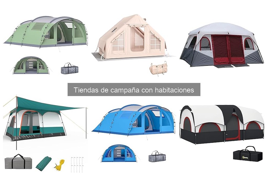 Alternativas a tiendas de campaña con habitaciones