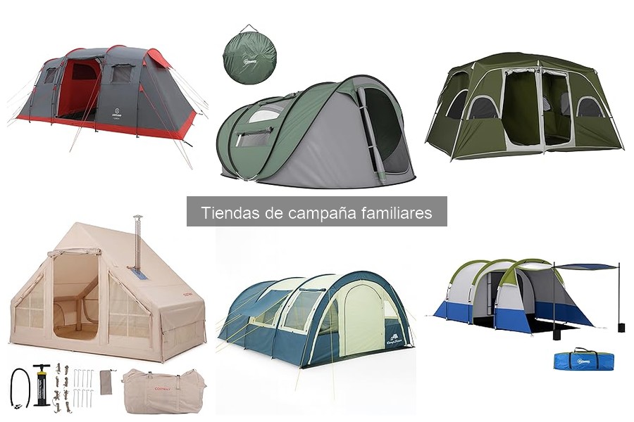 Alternativas a tiendas de campaña familiares: opciones únicas