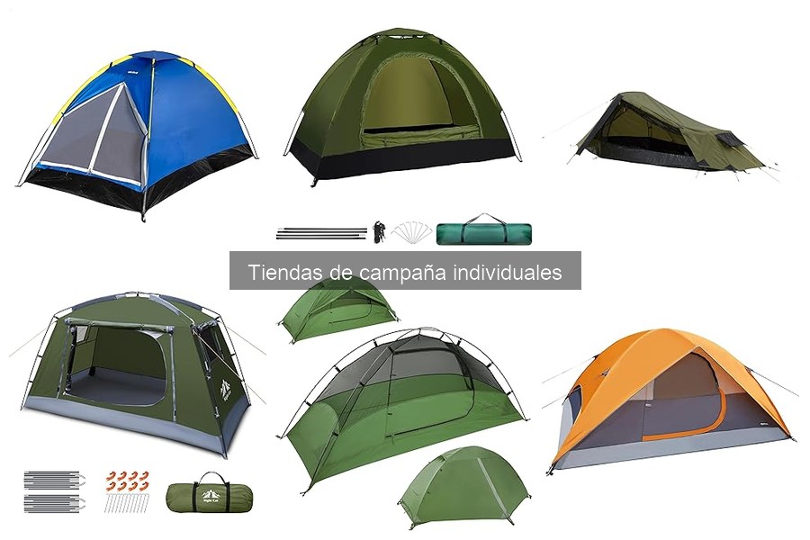 Alternativas a tiendas de campaña individuales para camping