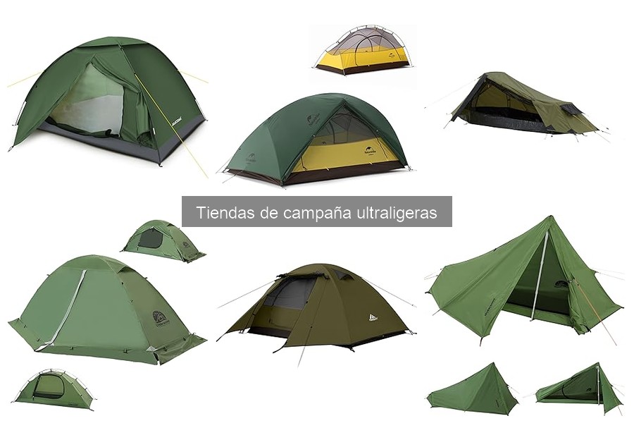 Alternativas a tiendas de campaña ultraligeras: mejores opciones