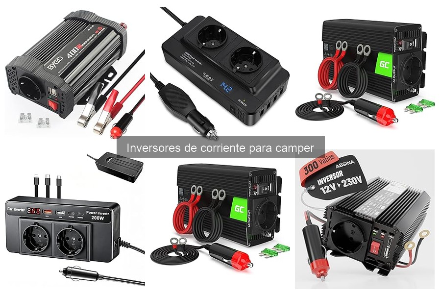 Alternativas al inversor de corriente para campers