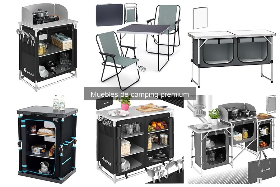 Alternativas asequibles a muebles de camping premium