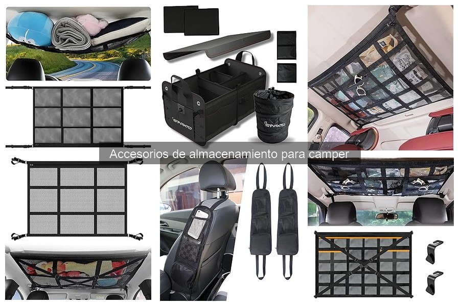 Alternativas efectivas a accesorios de almacenamiento para campers