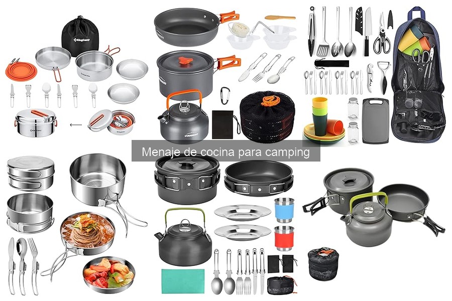 Alternativas innovadoras al menaje clásico para camping