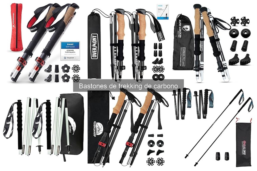 Bastones de trekking de carbono: características y beneficios