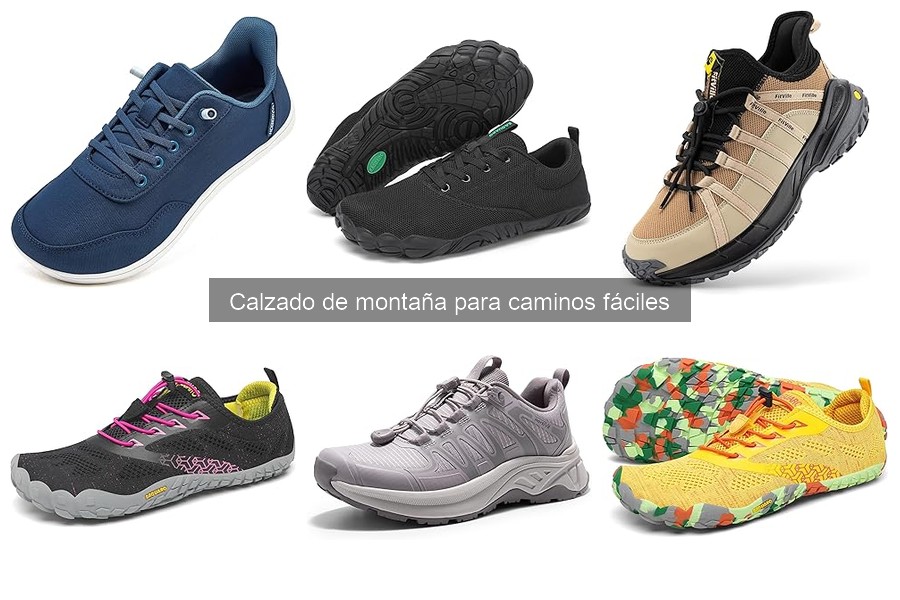 Calzado a evitar en caminos fáciles: ¡cuida tus pies!