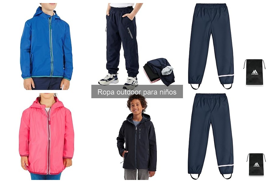 Características clave de la ropa outdoor para niños