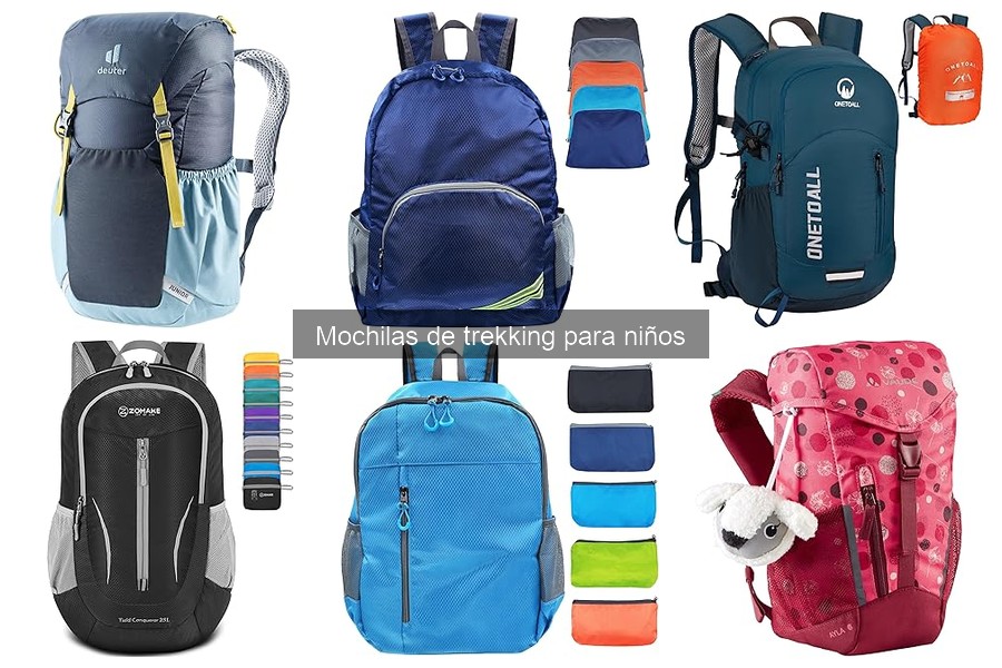 Características de las mochilas de trekking para niños