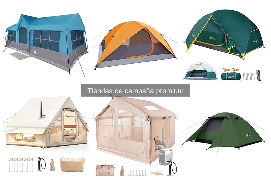 Características de una tienda de campaña premium