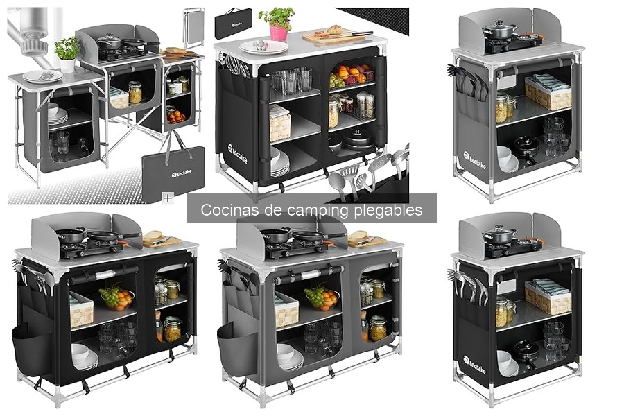 Cocinas de camping plegables resistentes a climas extremos