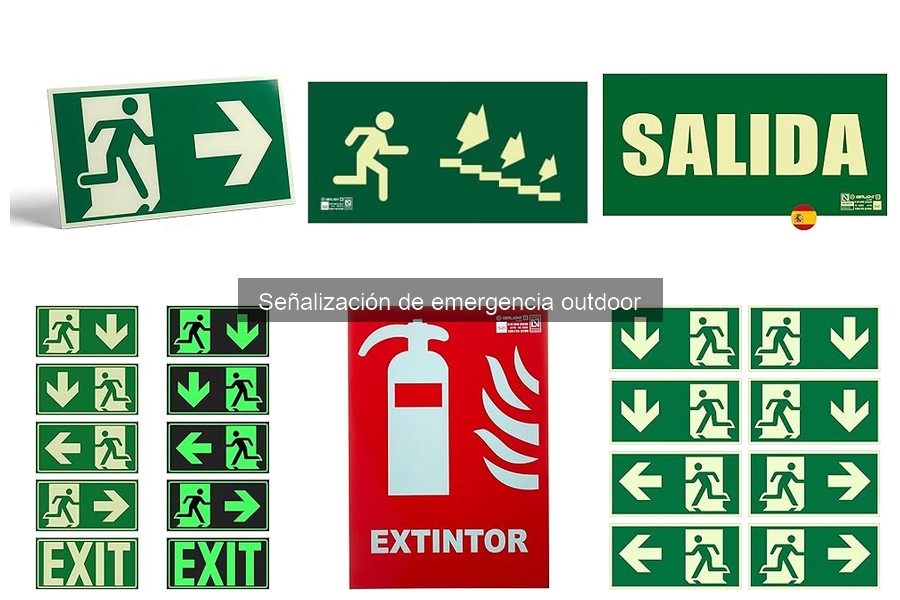 Cómo almacenar y mantener señales de emergencia outdoor