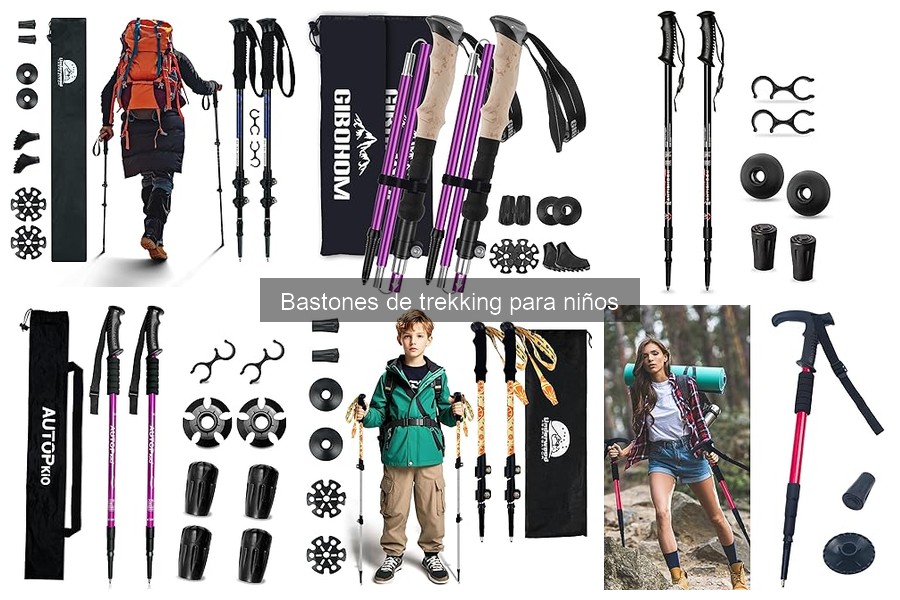 Cómo elegir bastones de trekking para niños: guía 2023