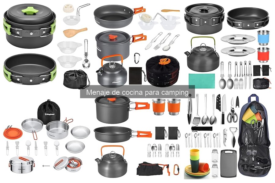 Cómo Elegir el Set de Menaje Ideal para Camping