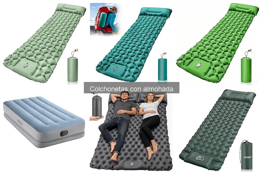 Cómo elegir la colchoneta con almohada ideal para camping