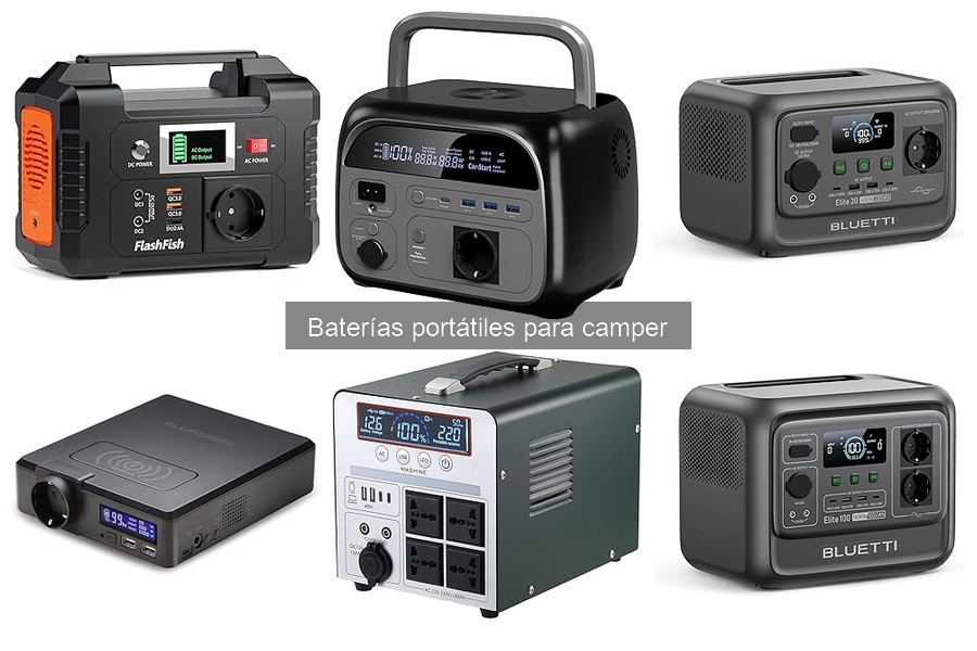 Cómo elegir la mejor batería portátil para camper