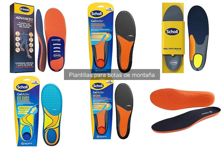 Cómo elegir las mejores plantillas para botas de montaña