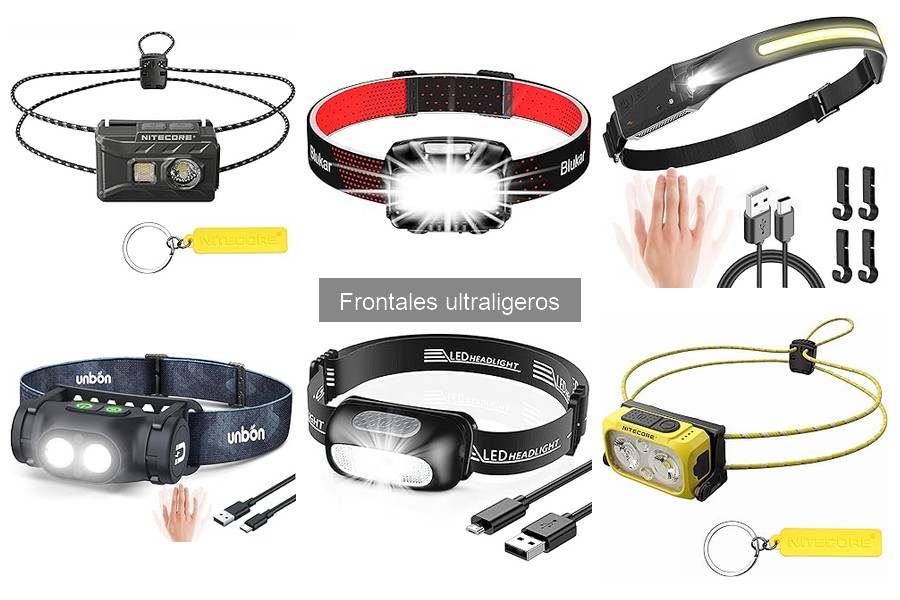 Cómo elegir tu frontal ultraligero ideal para aventuras