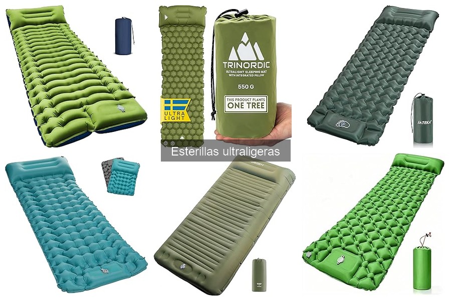Cómo instalar una esterilla ultraligera en camping
