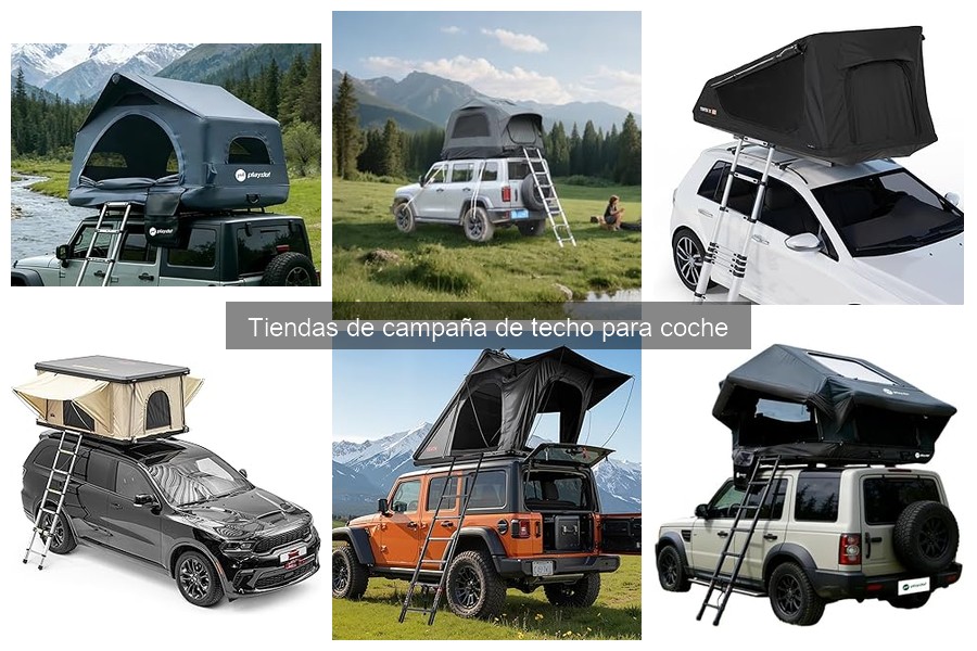 Cómo instalar una tienda de campaña de techo para coche