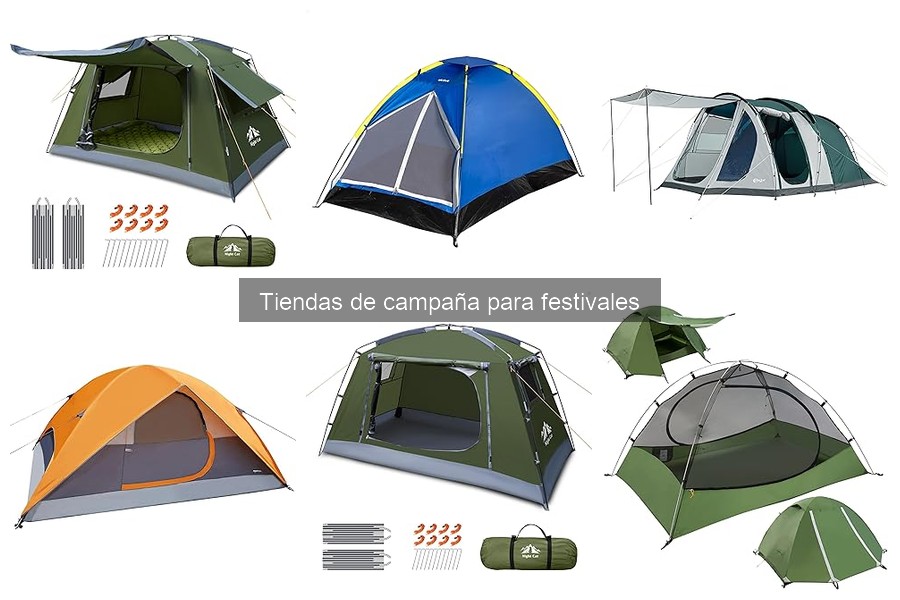 Cómo transportar y guardar una tienda de campaña para festivales