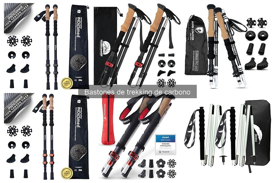 Cómo usar bastones de trekking de carbono correctamente